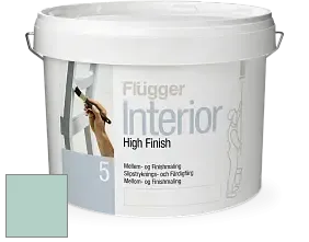Краска Flugger Interior High Finish 5 матовая акриловая краска-грунт цвет NCS S 1515-B80G 
