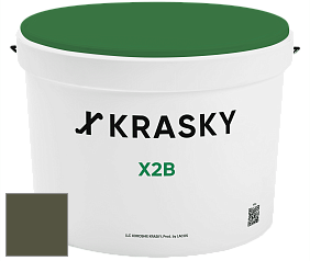 Краска X2B X Krasky глубокоматовая краска для потолков цвет NCS S 7020-G50Y 