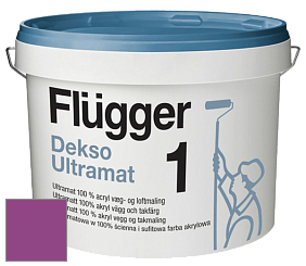 Краска Flugger Dekso 1 ультраматовая краска цвет RAL 4008 