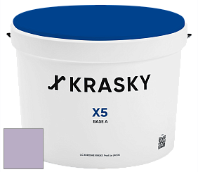 Краска X5 X Krasky матовая краска для стен и потолков цвет NCS S 2020-R50B 
