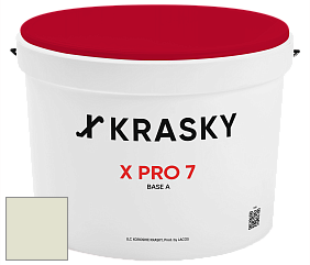 Краска X Pro 7 X Krasky матовая краска для стен и потолков цвет NCS S 0907-G60Y 