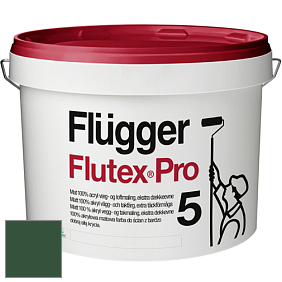 Краска Flugger Flutex Pro 5 матовая краска цвет NCS S 6530-G10Y 