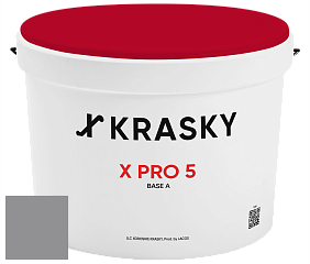 Краска X PRO 5 X Krasky матовая краска для стен и потолков цвет NCS S 4502-R50B 
