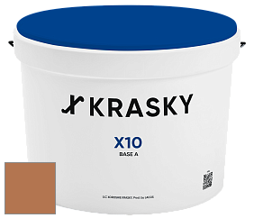 Краска X10 X Krasky шелковисто-матовая краска для стен и потолков цвет 2368 
