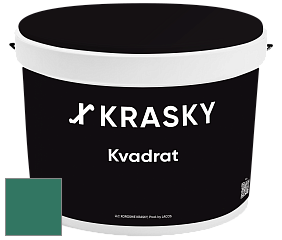 Краска X2B Kvadrat X Krasky матовая краска для потолков глубокого чёрного цвета цвет RAL 6000 