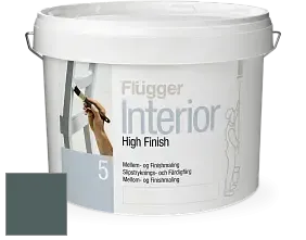 Краска Flugger Interior High Finish 5 матовая акриловая краска-грунт цвет NCS S 7010-B50G 