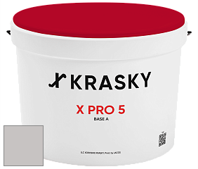 Краска X PRO 5 X Krasky матовая краска для стен и потолков цвет NCS S 2002-R 