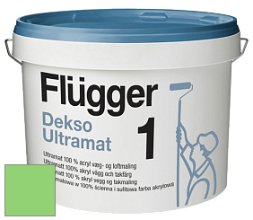 Краска Flugger Dekso 1 ультраматовая краска цвет NCS S 0560-G20Y 