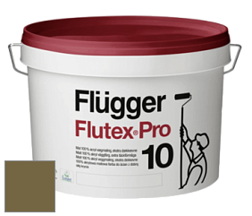 Краска Flugger Flutex Pro 10 матовая моющаяся краска цвет RAL 7008 