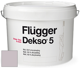 Краска Flugger Dekso 5 матовая краска цвет 5425 