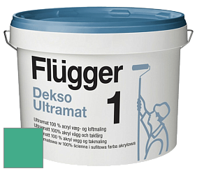 Краска Flugger Dekso 1 ультраматовая краска цвет NCS S 2050-B90G 
