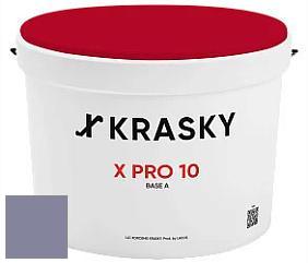 Краска X Pro 10 X Krasky матовая краска для стен и потолков цвет NCS S 4020-R60B 
