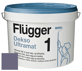 Краска Flugger Dekso 1 ультраматовая краска цвет RAL 4012 