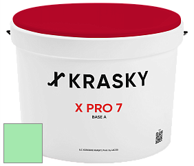 Краска X Pro 7 X Krasky матовая краска для стен и потолков цвет 1505 