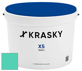 Краска X5 X Krasky матовая краска для стен и потолков цвет 1496 