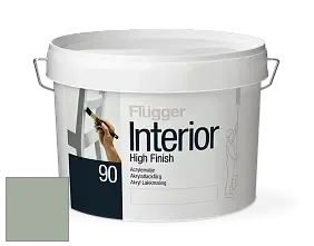 Краска Flugger Interior High Finish 90 акриловая глянцевая эмаль цвет NCS S 3010-G20Y 