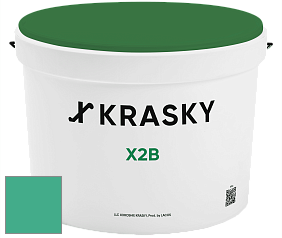Краска X2B X Krasky глубокоматовая краска для потолков цвет NCS S 2050-B90G 