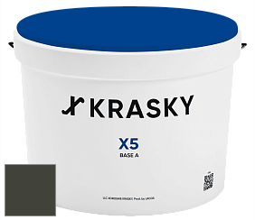 Краска X5 X Krasky матовая краска для стен и потолков цвет NCS S 8505-G50Y 