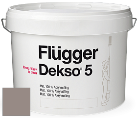 Краска Flugger Dekso 5 матовая краска цвет NO.48 