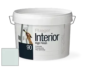 Краска Flugger Interior High Finish 90 акриловая глянцевая эмаль цвет NCS S 0907-B80G 