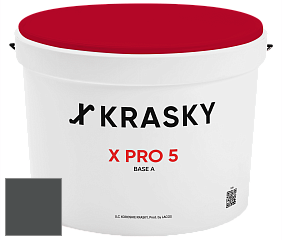 Краска X PRO 5 X Krasky матовая краска для стен и потолков цвет NO.24 
