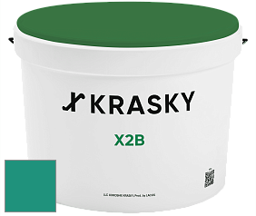 Краска X2B X Krasky глубокоматовая краска для потолков цвет NCS S 3050-B80G 