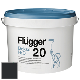Краска Flugger Dekso H2O 20 полуматовая краска цвет RAL 9017 