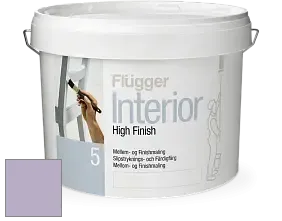 Краска Flugger Interior High Finish 5 матовая акриловая краска-грунт цвет NCS S 2020-R50B 