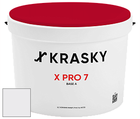 Краска X Pro 7 X Krasky матовая краска для стен и потолков цвет NCS S 0502-R50B 