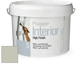 Краска Flugger Interior High Finish 5 матовая акриловая краска-грунт цвет NCS S 2005-G70Y 