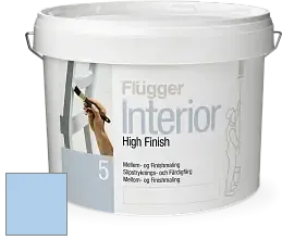 Краска Flugger Interior High Finish 5 матовая акриловая краска-грунт цвет NCS S 0530-R80B 