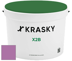 Краска X2B X Krasky глубокоматовая краска для потолков цвет NCS S 2050-R40B 