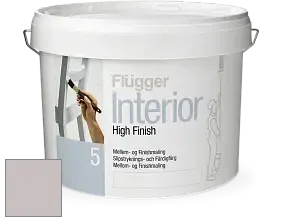 Краска Flugger Interior High Finish 5 матовая акриловая краска-грунт цвет NCS S 2005-R10B 