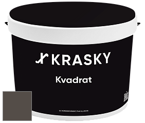Краска X2B Kvadrat X Krasky матовая краска для потолков глубокого чёрного цвета цвет 5388 
