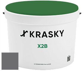 Краска X2B X Krasky глубокоматовая краска для потолков цвет NCS S 6502-R50B 