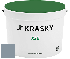 Краска X2B X Krasky глубокоматовая краска для потолков цвет NCS S 4010-R90B 
