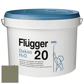 Краска Flugger Dekso H2O 20 полуматовая краска цвет RAL 7002 