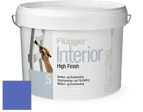Краска Flugger Interior High Finish 5 матовая акриловая краска-грунт цвет 1458 