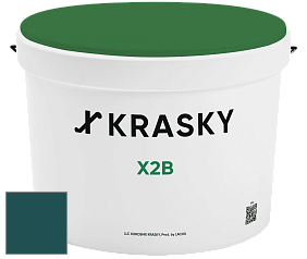 Краска X2B X Krasky глубокоматовая краска для потолков цвет NCS S 6530-B30G 