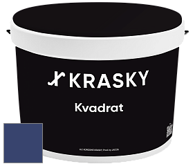 Краска X2B Kvadrat X Krasky матовая краска для потолков глубокого чёрного цвета цвет NCS S 5540-R70B 