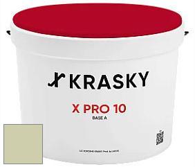 Краска X Pro 10 X Krasky матовая краска для стен и потолков цвет NCS S 1515-G60Y 