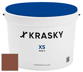 Краска X5 X Krasky матовая краска для стен и потолков цвет NCS S 5040-Y60R 