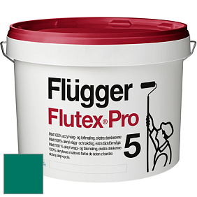 Краска Flugger Flutex Pro 5 матовая краска цвет NCS S 4050-B80G 