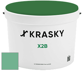 Краска X2B X Krasky глубокоматовая краска для потолков цвет NCS S 2040-G 