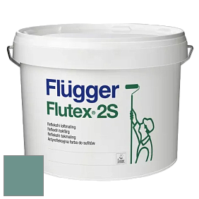Краска Flugger Flutex 2S глубоко матовая краска цвет NCS S 4020-B70G 