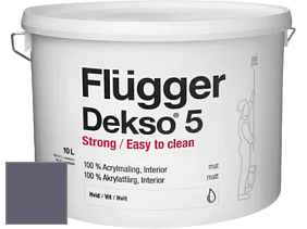 Краска Flugger Dekso 5 матовая краска цвет 4438 