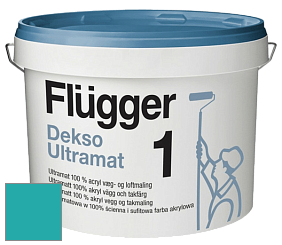 Краска Flugger Dekso 1 ультраматовая краска цвет NCS S 2050-B40G 