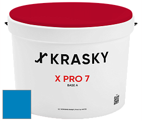 Краска X Pro 7 X Krasky матовая краска для стен и потолков цвет NCS S 2065-R90B 