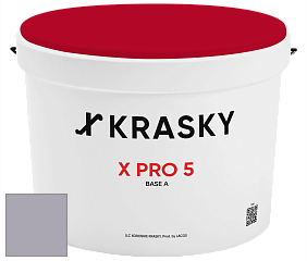 Краска X PRO 5 X Krasky матовая краска для стен и потолков цвет 5455 