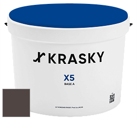 Краска X5 X Krasky матовая краска для стен и потолков цвет 5438 